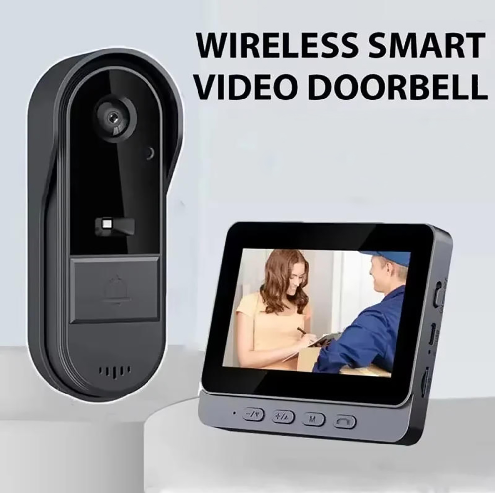 Smart Home Video Doorbell Installation - Sistema Videocitofonico Smart Wireless 2.4G con