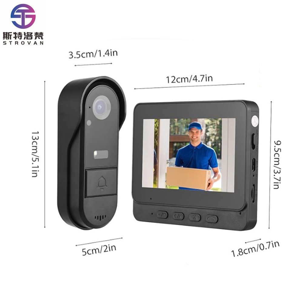 Smart Home Video Doorbell Installation - Sistema di campanello intelligente da 4,3