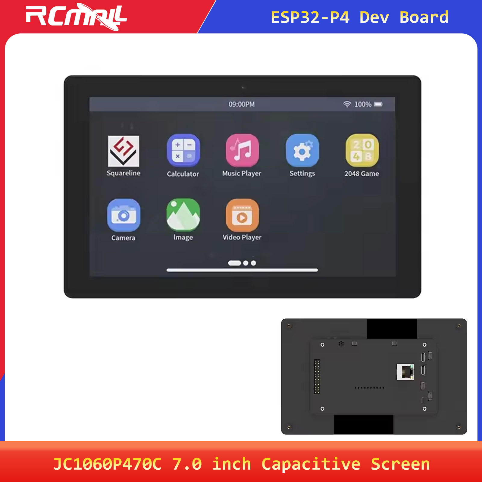 Smart Home Esp32 - JC1060P470C Display Touch Capacitivo IPS da