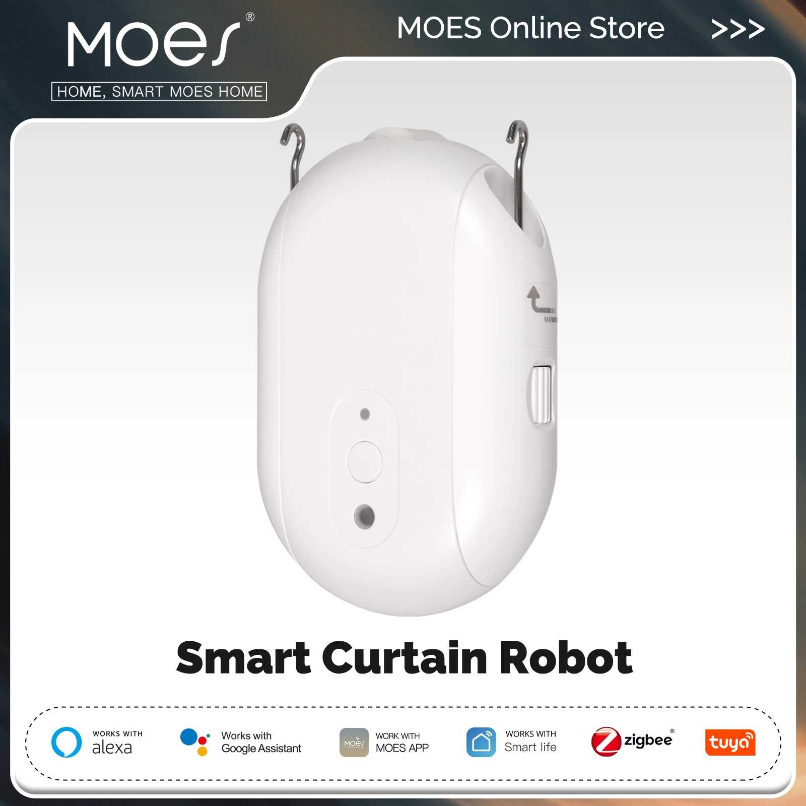Smart Curtain Robot - MOES Tuya ZigBee Smart Tenda Elettrica