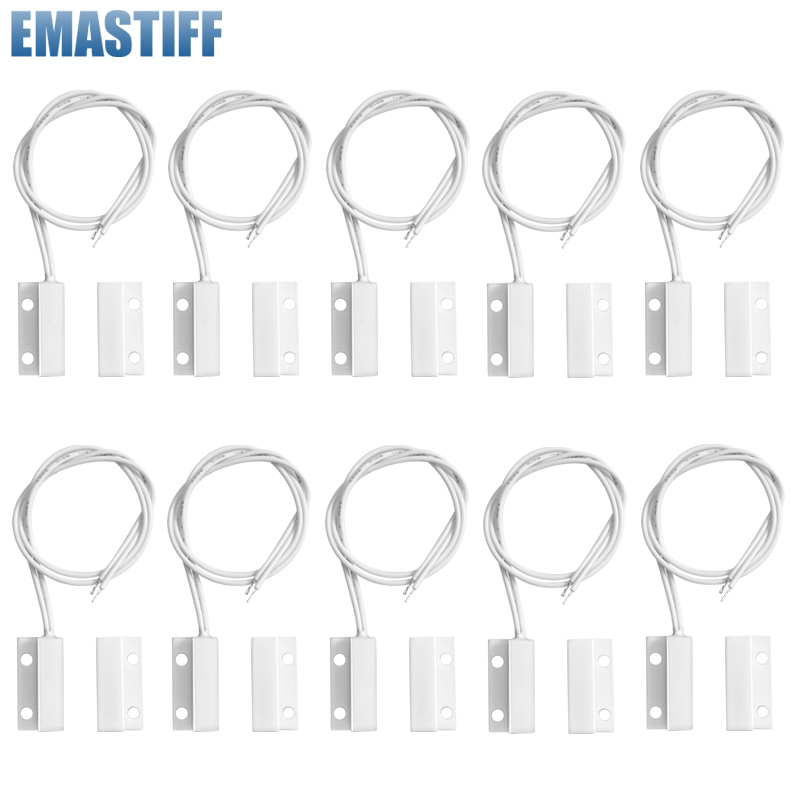 Wireless Door Sensor - 1/2/3/4/5/10/20 Pezzi Sensore Magnetico Cablato MC-38