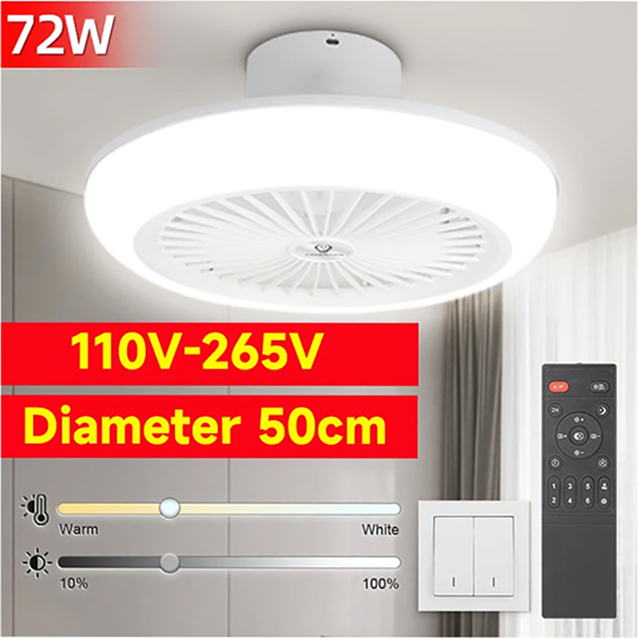 Smart Home Ventilation System - Ventilatore da soffitto da 72 W