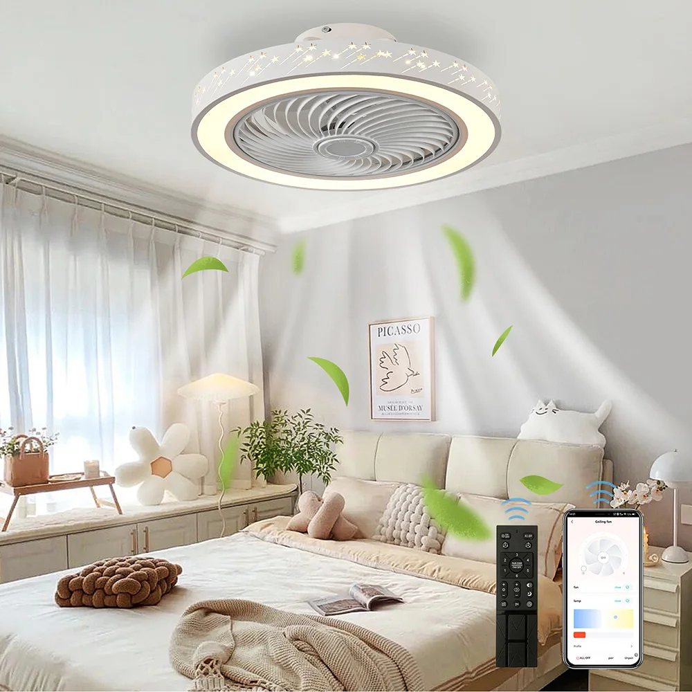 Smart Home Ventilation System - Ventilatore da soffitto Smart App ventilatori