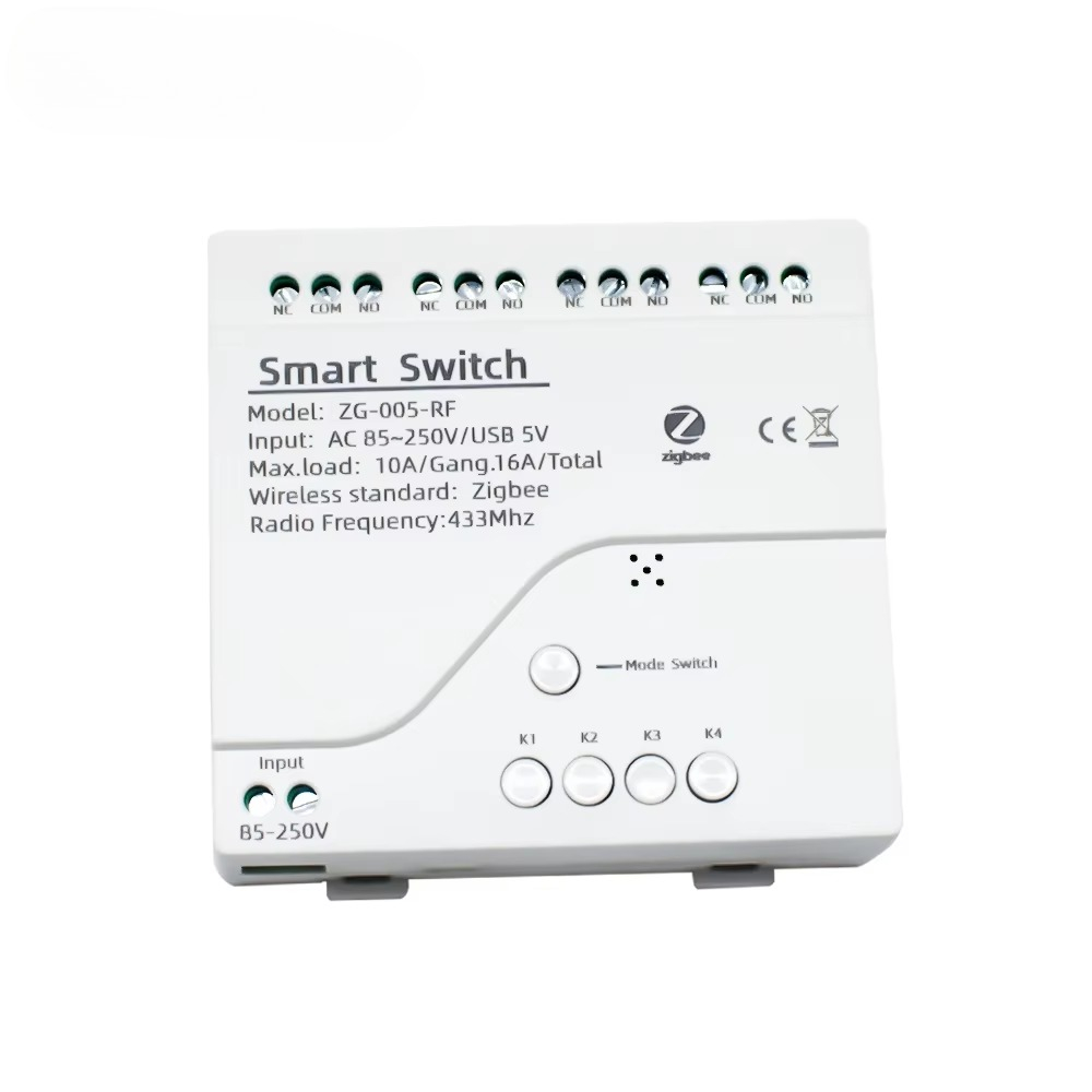 Smart Home Tuya - Modulo Relè Zigbee Tuya 4CH USB