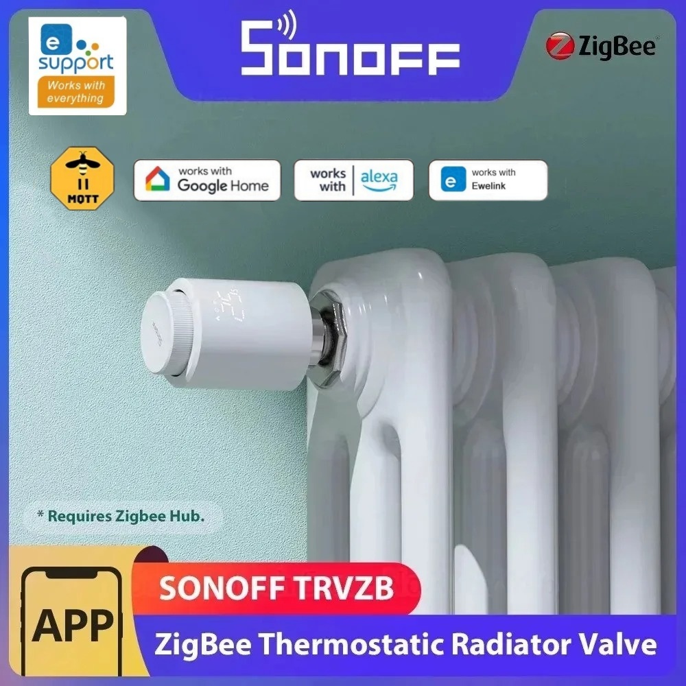 Smart Home Group - SONOFF TRVZB Valvola Termostatica per Radiatore