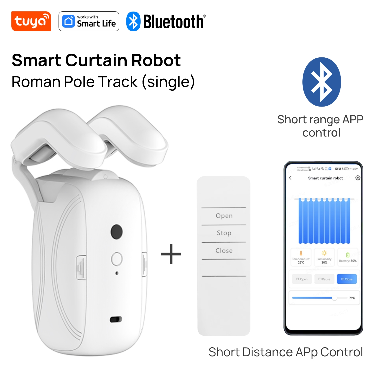 Smart Curtain Robot - Robot per tende Tuya Smart (guida
