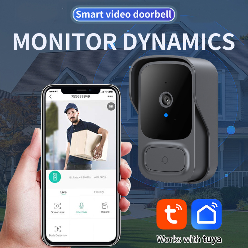 Smart Home Video Doorbell Installation - Telecamera per campanello Tuay Wifi con