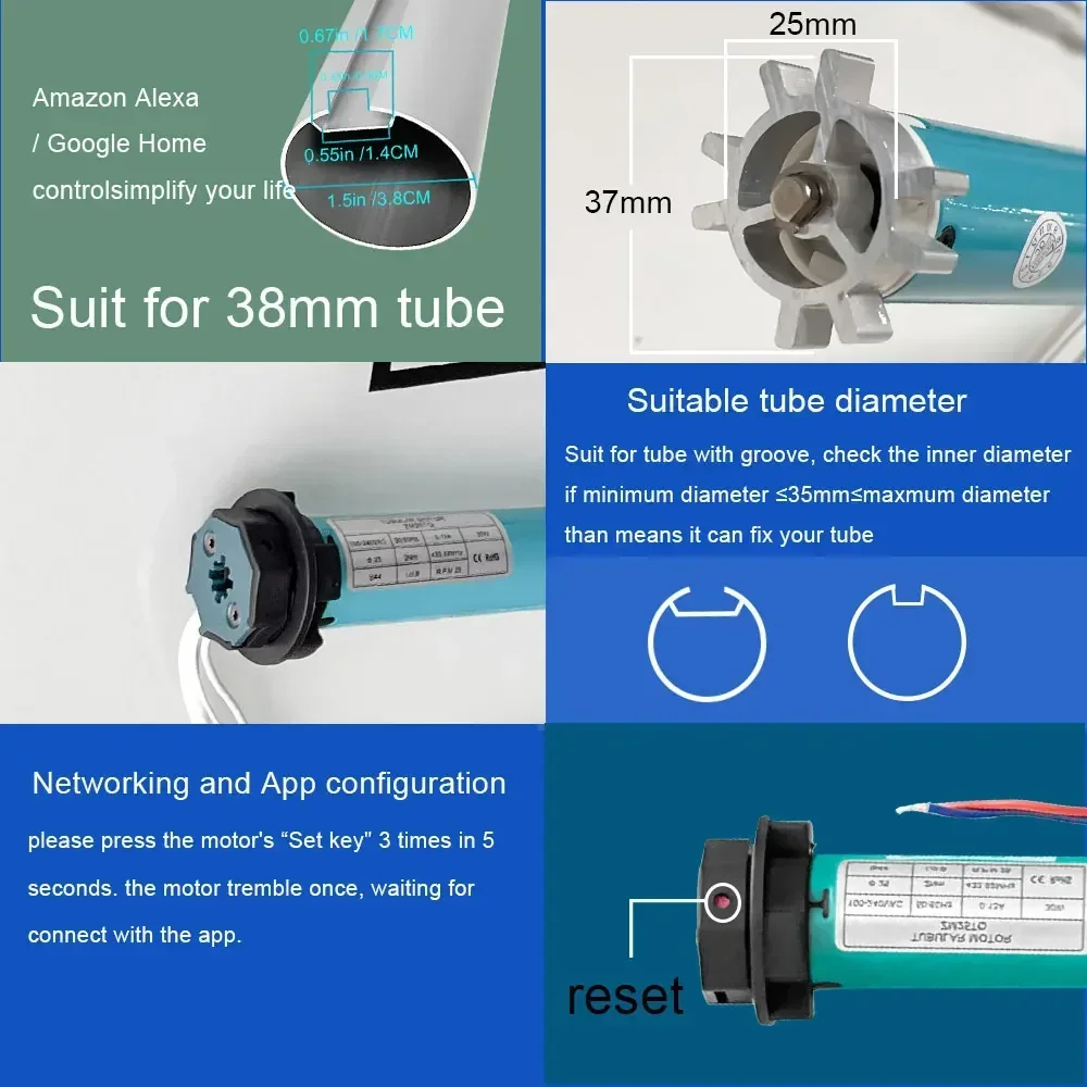 SZMYQ 25mm 2N Tuya Smart Curta - Smart Home Tuya recensione e prezzo