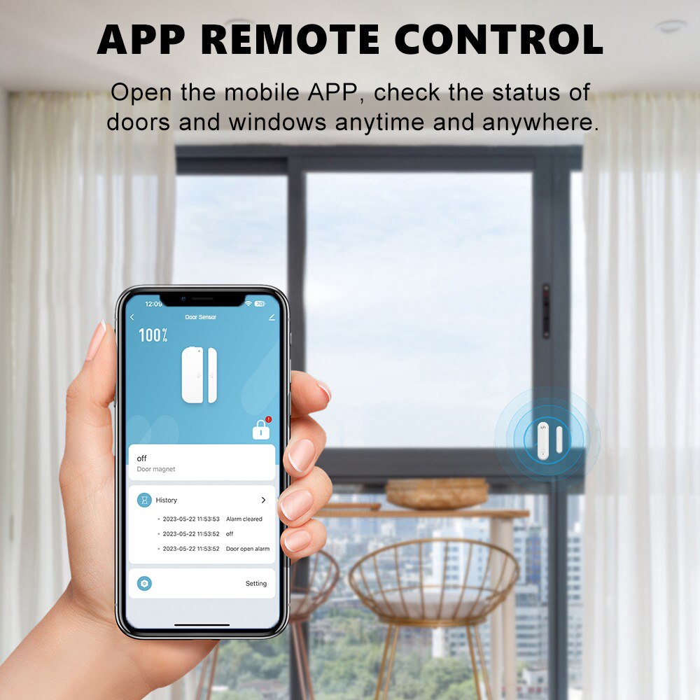 ONENUO Tuya Smart WiFi Door Se - Wireless Door Sensor recensione e prezzo