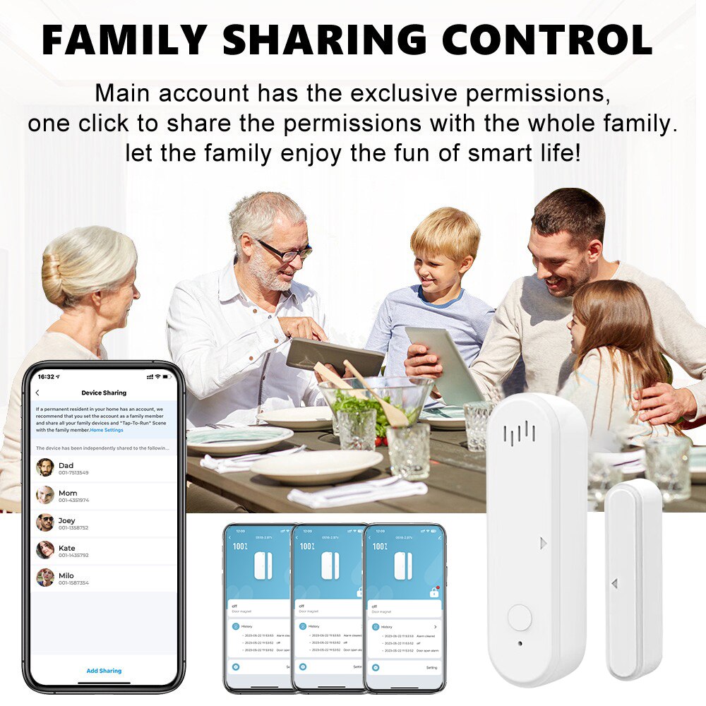 ONENUO Tuya Smart WiFi Door Se - Wireless Door Sensor recensione e prezzo