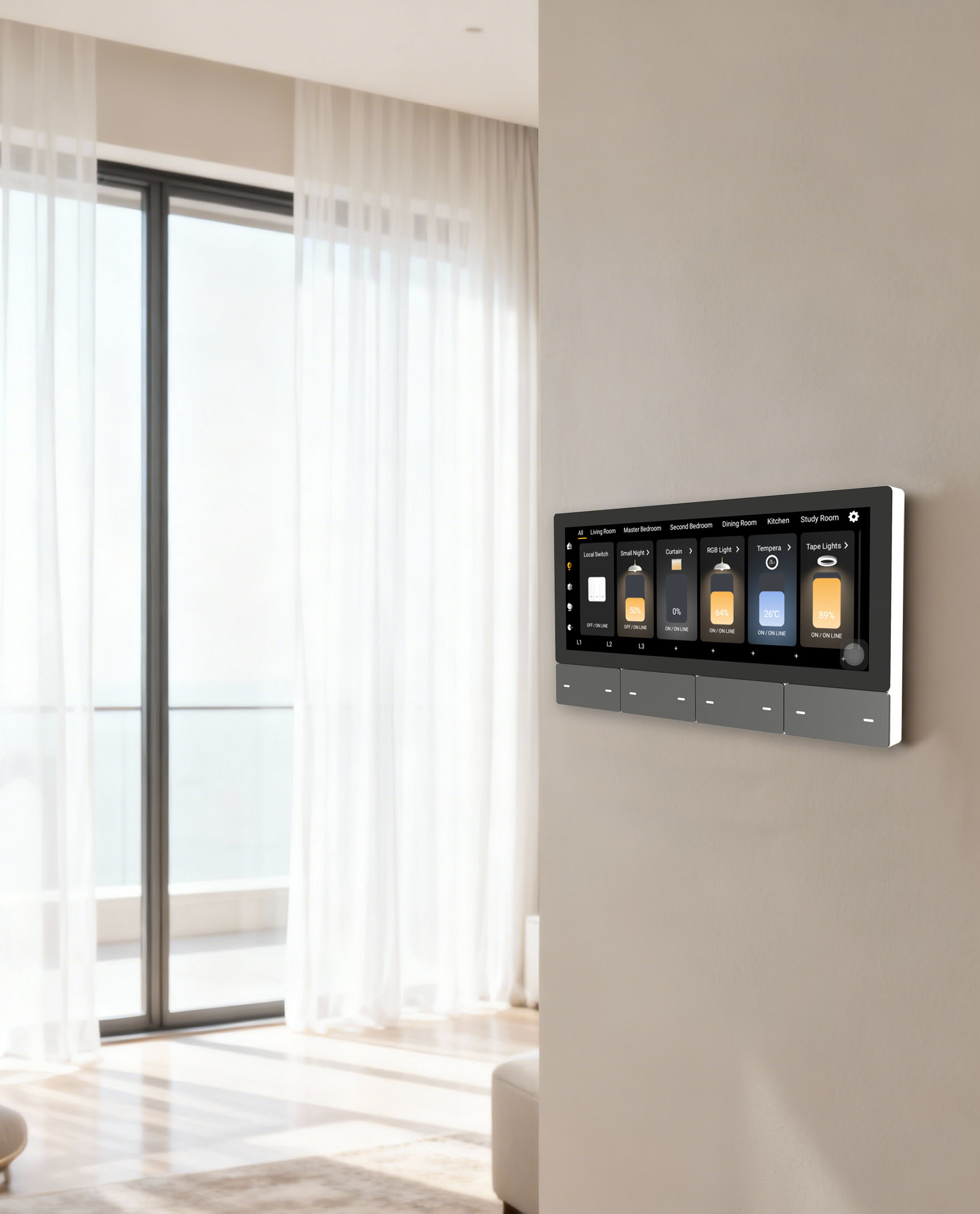 F5 Tuya UK Touch Screen Music  - Smart Home Tuya recensione e prezzo