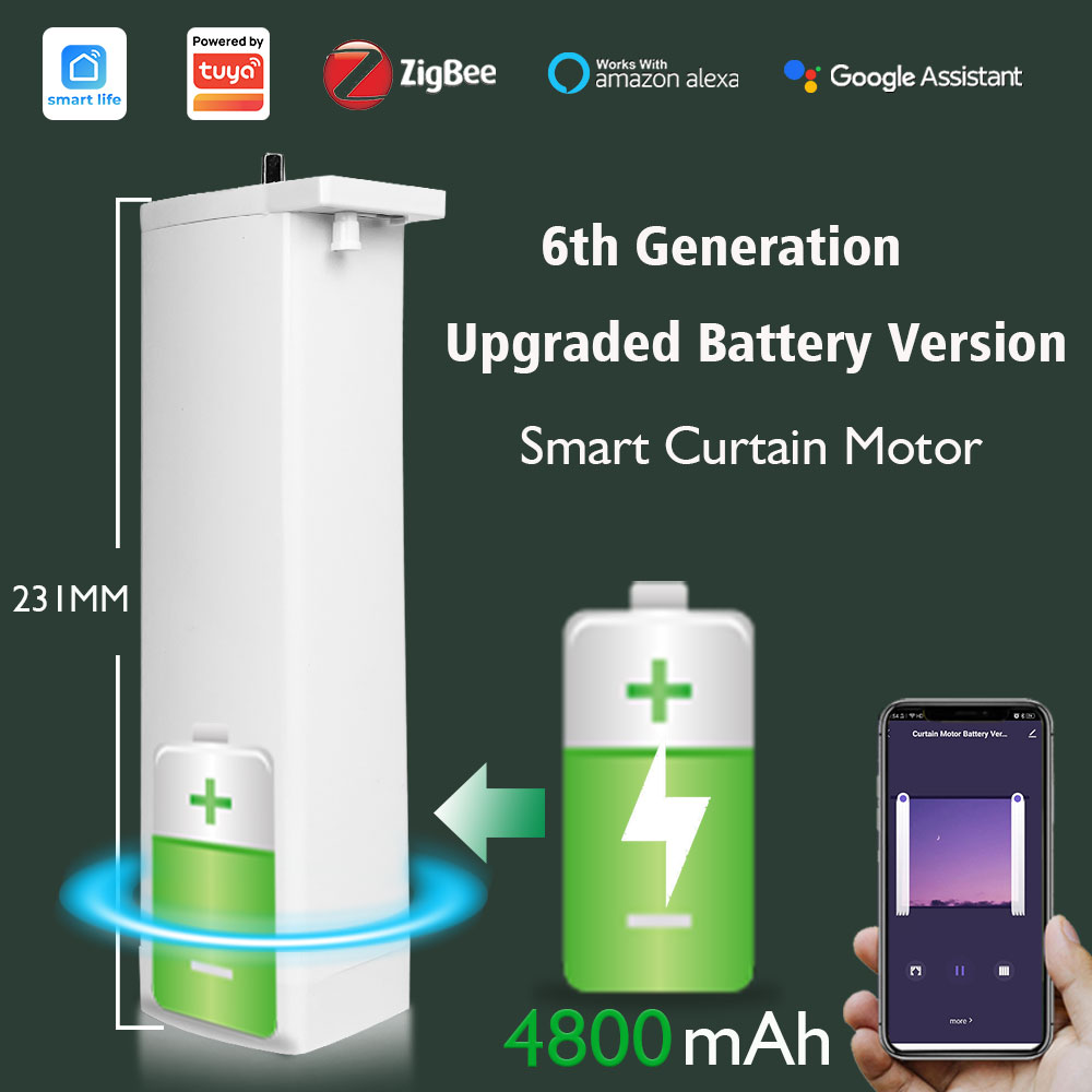 Tuya Batteria Motore per tende - Smart Curtain Robot recensione e prezzo