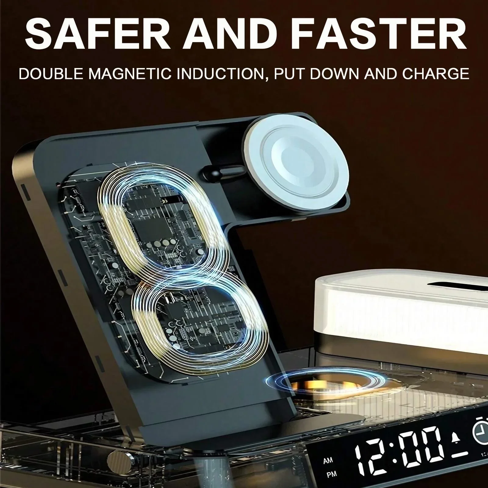 Caricatore Wireless Pieghevole - Smart Night Light recensione e prezzo